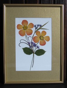 SLIKA SUHO CVETJE 002 16X21 CM